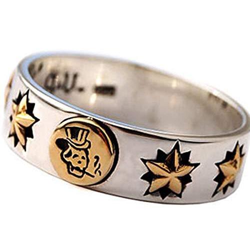 衝撃特価 School Old スカル 指輪 リング メンズ シルバーリング ブランド名 2pieces R0650 21 オールドスクール 21号 タトゥー 指輪