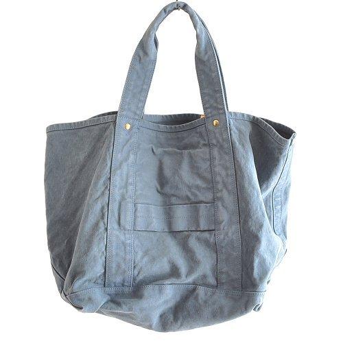 (バトラーバーナーセイルズ) Butler Verner Sails反応染めキャンバストートバッグ (ブルーグレー)