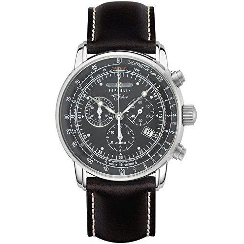 初回限定 ツェッペリン Zeppelin 腕時計 7680 2 100周年記念 クォーツ 42mm レザーベルト 並行輸入品 New限定品 Www Ladislexia Net