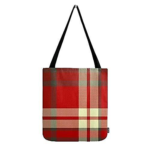 Society6 Christmas ポリポプリン生地を使用して アメリカで A B01jch06pu 2412 Society6 Plaid ファッション 40 0 40 0cm A B01jch06pu 2412 ベストネットストア トートバッグ