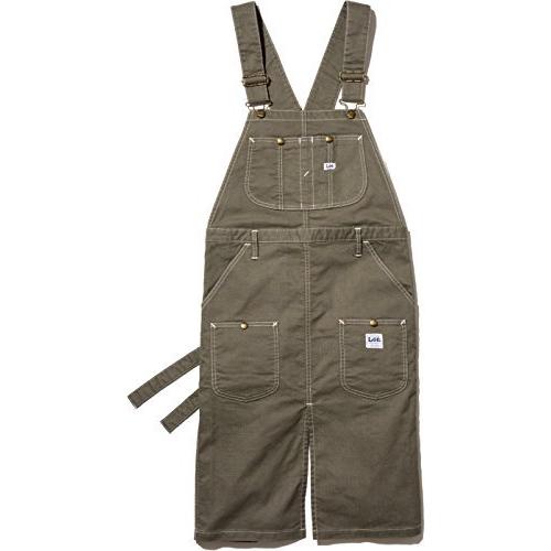 Lee(リー) オーバーオールエプロン サロペットエプロン bm-lck79007 カーキ Ｌ