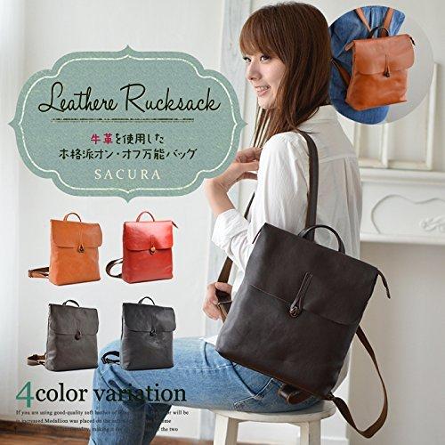 最新エルメス サクラ ワイン レディース Spiratio ナチュラル調本革リュックサック 日本製 Sacura リュックサック デイパック Fundacjabirn Pl