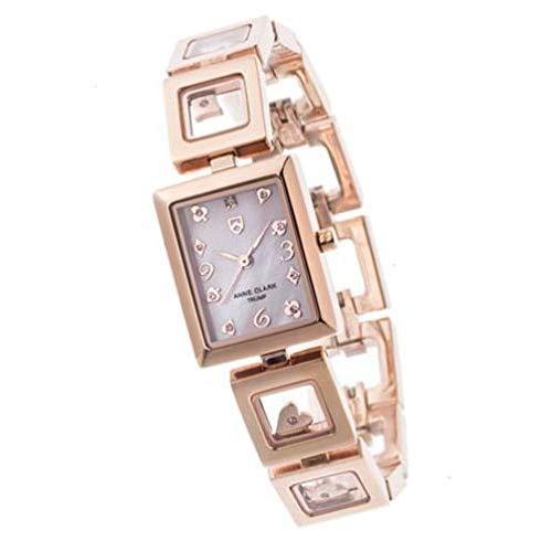 ANNE CLARK レディース腕時計 1030シリーズ トランプ 天然シェル文字盤 天然ダイヤ ダイヤモンド お肌に優しいオー