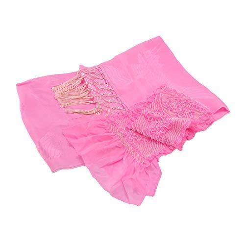 七五三 和装小物 日本製 なごみや 子供用 正絹しごき 正絹帯揚げセット 全4色 帯揚げ+志古貴 キッズ ピンク