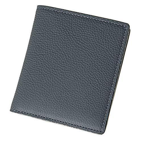 キプリス コンパクト札入 スパークリングカーフ 1672(ブルー×グレー)