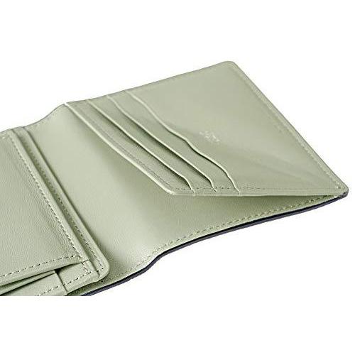 キプリス コンパクト札入 スパークリングカーフ 1672(ブルー×グレー) スパークリングカーフ