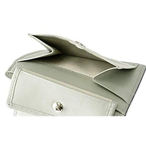 キプリス コンパクト札入 スパークリングカーフ 1672(ブルー×グレー) スパークリングカーフ