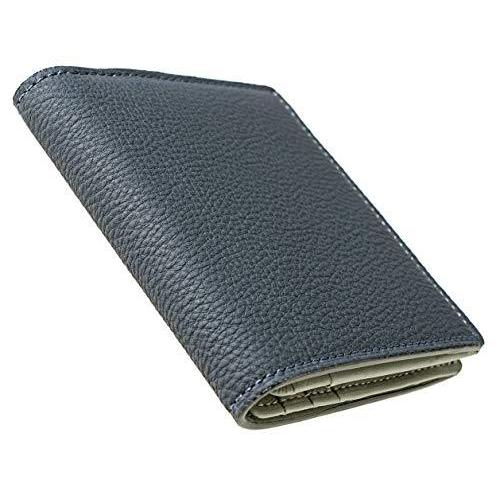 キプリス コンパクト札入 スパークリングカーフ 1672(ブルー×グレー) スパークリングカーフ