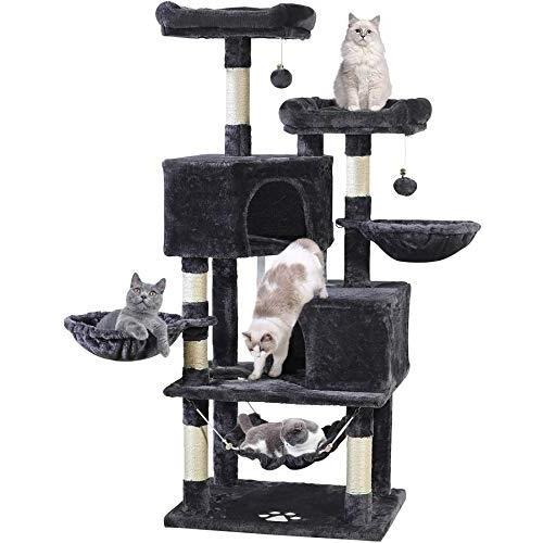 楽天市場 Mqupin キャットタワー 大型猫用 豪華な猫タワー 太め柱 コンパクト 巨大猫ハウス 耐荷重10kg 多頭飼い 人気 C ハ 高い品質 Www Etincellesdecouleurs Fr