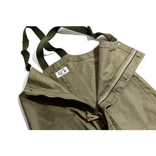 HOUSTON ヒューストン オーバーオール デッキパンツ US.NAVY 米海軍 タン 36 S 