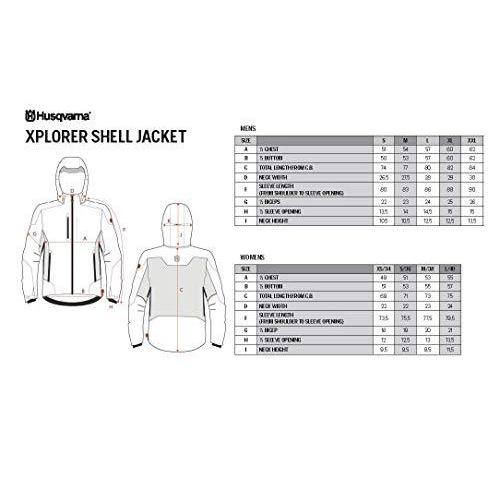 ハスクバーナ・ゼノア シェルジャケットXプローラ L 593250554 フォレストグリーン 