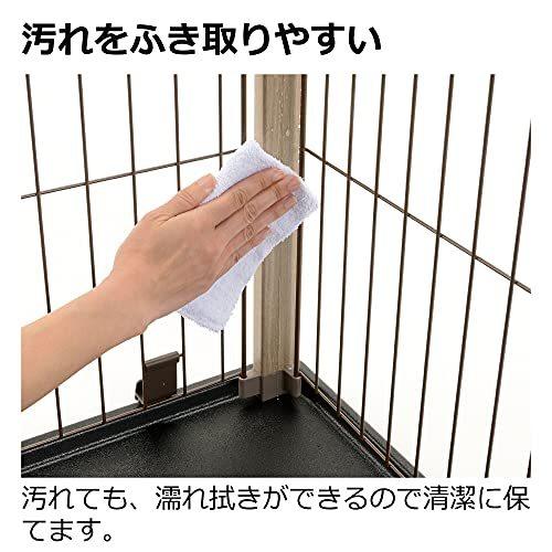 リッチェル アルミフレームペットサークル 90-60 ホワイト 