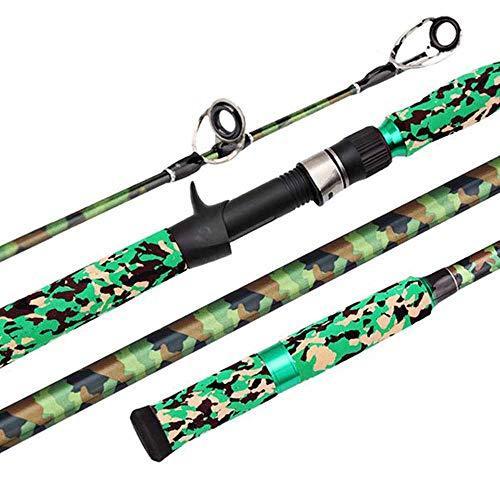 Wellvie 雷魚 ロッド 釣り竿 Xh 7 6ft 2 28m 762xh ベイトロッド 超硬 2ピース 鯰ロッド ルアーロッド ビッグベイト ブラ 半額sale