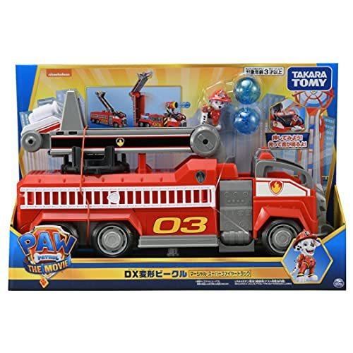 パウ・パトロール ザ・ムービー DX変形ビークル マーシャル スーパーファイヤートラック パウ ムービー パトロール 映画 パトロールザ