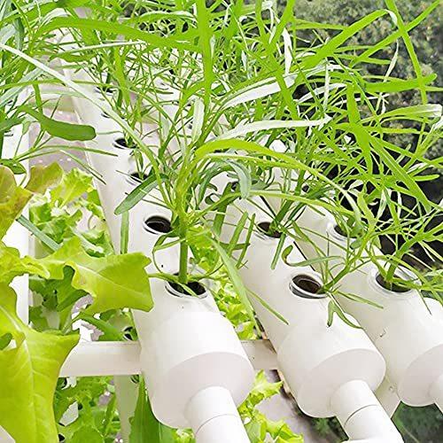 水耕栽培キット 4層16パイプ 144穴 室内と庭園栽培器 育成システム 家庭菜園 土不要 野菜・果物・花など植物を育てる 日本語取扱説明書付き 水耕栽培キット 野菜