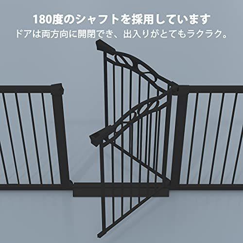 ウィードマップ ベビーゲート ペットゲート 突っ張り式 ベビーフェンス オートクローズ機能 2重ロック セーフ 突っ張り式