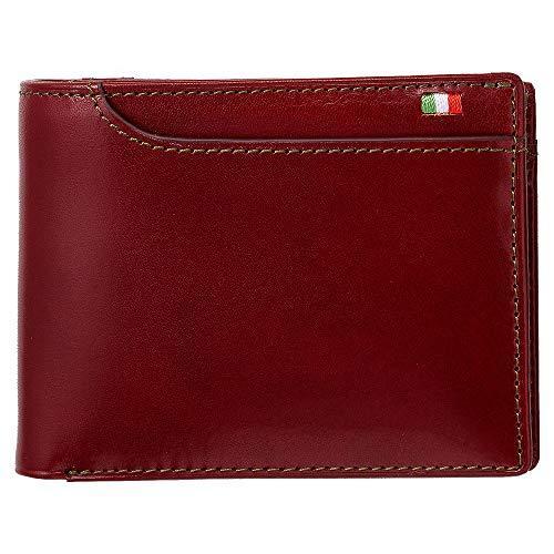 メンズファッション 財布、帽子、ファッション小物 ミラグロ)Milagro タンポナート レザー 21ポケット二つ折り財布 (財布 