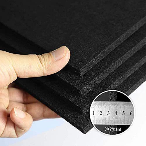 防音材 吸音ボード 吸音シート 60*60cm 厚さ0.9cm 面取り 斜め45°カット 防音シート 硬質吸音フェルトボード 吸音 9cm