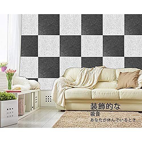 防音材 吸音ボード 吸音シート 60*60cm 厚さ0.9cm 面取り 斜め45°カット 防音シート 硬質吸音フェルトボード 吸音 9cm