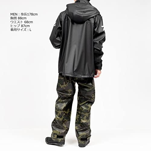 ダイワ レインコート ＤＲ?６０２３ ブラック×カモ 2XL : [ダイワ] レインコート ＤＲ－６０２３ ネイビーカモ XL