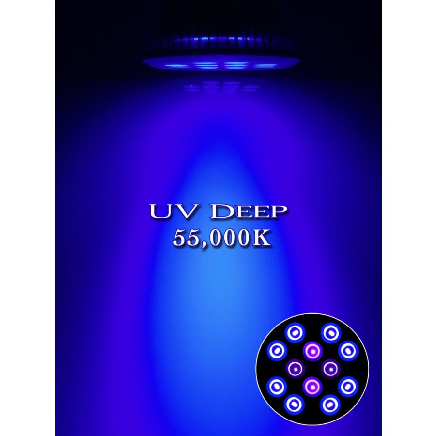 50,000K 蛍光サンゴの色揚げ・育成用マルチスペクトルLEDランプ
