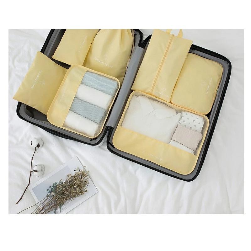 送料無料 7点セット トラベルポーチ セット おしゃれ 旅行 便利 防水