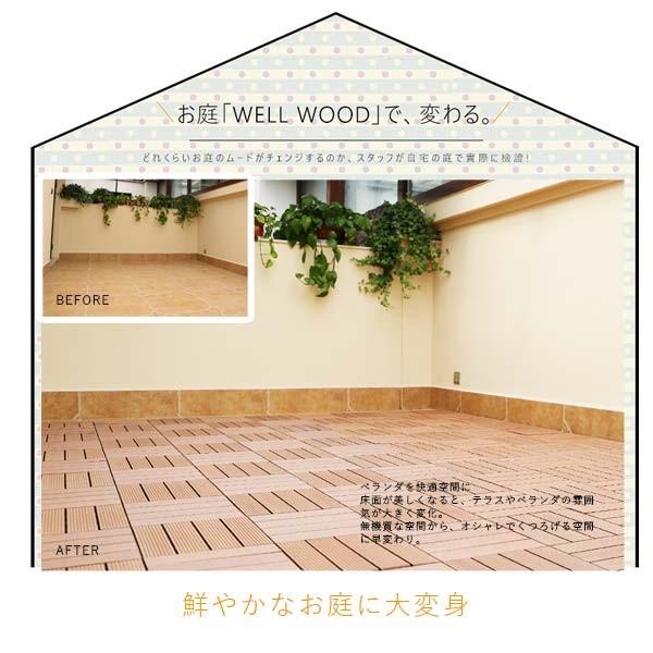 ウッドデッキ 人工木 樹脂 Diy ウッドパネル キット 27枚セット 腐らない 組み立て簡単 ベランダ ガーデン タイル Pp 1 B ベストシャレ 通販 Yahoo ショッピング