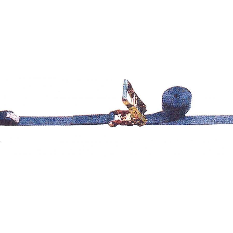 ベルト荷締機 固定側０．５ｍ 巻取側４ｍ 両端ワンピース ベルト幅５０ｍｍ 破断荷重３ｔ その他物流、運搬用品