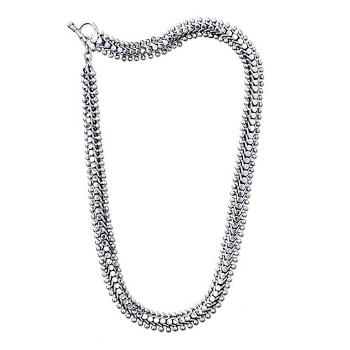 【並行輸入品】NOVICA ハンドメイド 925スターリングシルバー チェーンネックレス 石なし インドネシア [長さ17インチ x 幅0.4イの画像