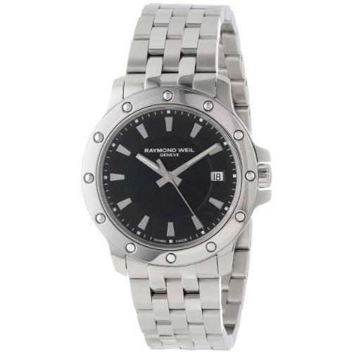 【並行輸入品】Raymond Weil メンズ 5599 ST 20001 タンゴ ステンレススチールケースとブレスレット ブラックダイヤルウォの画像