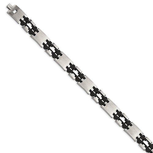 並行輸入品】チゼル メンズ 13.5mm ステンレススチール ブラック
