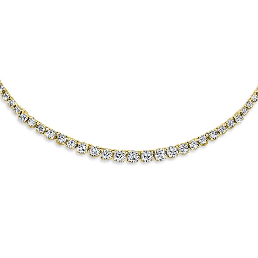 【並行輸入品】[Bling Jewelry] 古典的な伝統的なブライダルキュービックジルコニアは、女性の結婚式のプロムページェント14Kゴールド_3