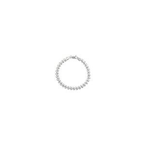 【並行輸入品】スターリングシルバー ベビー サンマルコ ブレスレットとネックレス イタリア製 1/4インチ Smallest Sterlingの画像