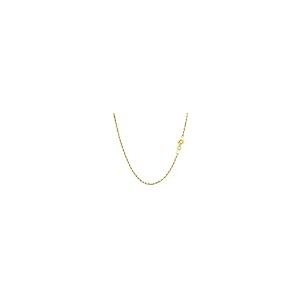 【並行輸入品】14kイエローゴールドソリッドダイヤモンドロイヤルロープチェーンネックレス、1.5mm、16" Jewelry Affairs 1の画像