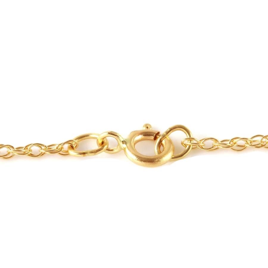 【並行輸入品】Galaxy Gold GG 14K ソリッドゴールド 18インチ ネックレス ガーネットクロスペンダント, 金属, ガーネットの画像