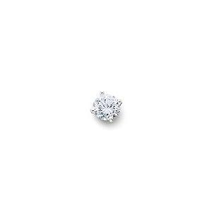 【並行輸入品】1/4カラット シングルダイヤモンド シングルスタッド 14K ホワイトゴールド 1/4ct Single Diamond Sinの画像