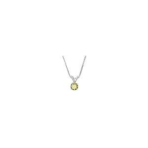 【並行輸入品】VIR JEWELS 1/2 cttw ダイヤモンドペンダント イエローダイヤモンド ソリティアペンダントネックレス レディース_5