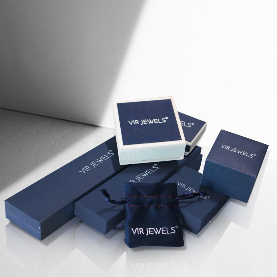 【並行輸入品】VIR JEWELS 1/2 cttw ダイヤモンドペンダント イエローダイヤモンド ソリティアペンダントネックレス レディース_9