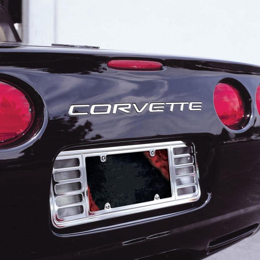 【並行輸入品】C5 コルベット リア ステンレススチールインサート レターズ C5 Corvette Rear Stainless Stee_2