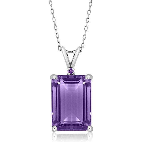 【並行輸入品】[Gem Stone King] 7.12カラット 天然 アメジスト ネックレス レディース シルバー925 2月 誕生石 誕生日