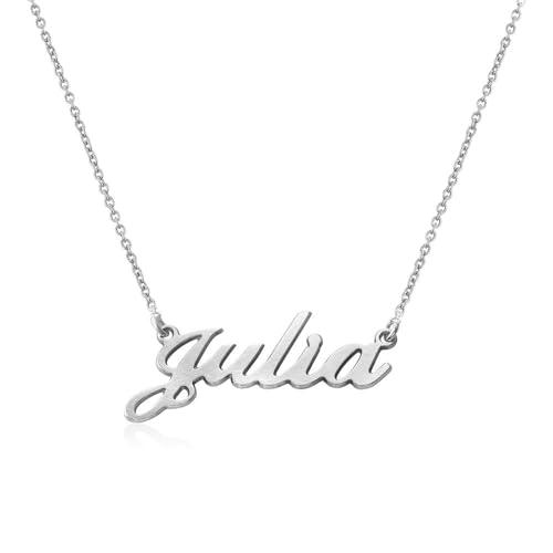 【並行輸入品】925スターリングシルバーパーソナライズ名前ネックレス MYKA Personalized Classic Name Neck_1