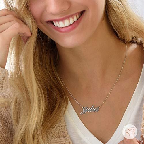 【並行輸入品】925スターリングシルバーパーソナライズ名前ネックレス MYKA Personalized Classic Name Neck_7