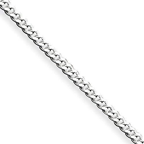 【並行輸入品】925スターリングシルバー 2mm カーブチェーンネックレス ペンダントチャーム ベベルファインジュエリー 女性へのギフトに 92_1