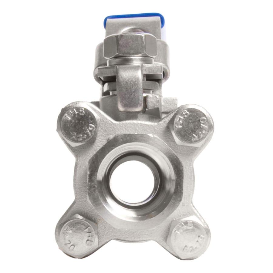 【並行輸入品】DuraChoice ステンレススチール (316) ボールバルブ 3ピース フルポートボディ 1，000 PSI (WO_9