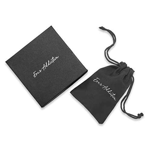 【並行輸入品】大きなカーブしたキュービックジルコニアサイドウェイクロスネックレス。 Women's Sterling Silver Sidewa_7