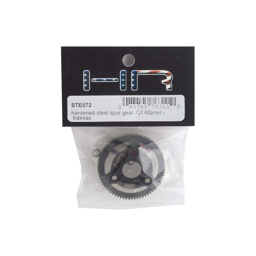 【並行輸入品】Hot Racing STE872 硬化スチール平歯車 (72t 48p)(レッド)   TRA Hot Racing STE87の画像