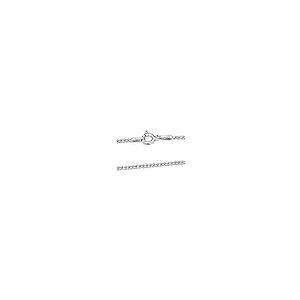 【並行輸入品】Adabele 1pc Real 925 Sterling Silver 1.2mm Curb Cable Chain Neckの画像