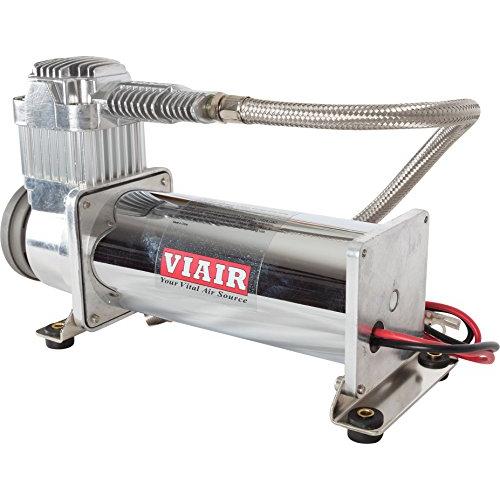 並行輸入品】Viair 444C Chrome Single Compressor Air Ride 