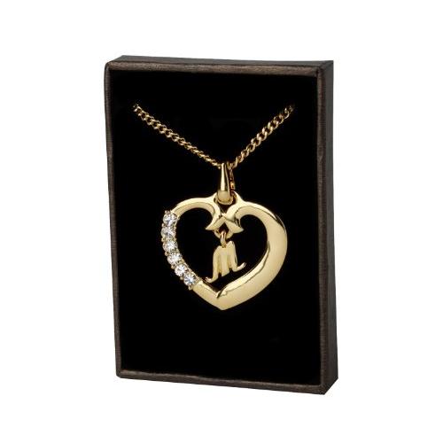 並行輸入品】Zacria ネームネックレス イニシャル M 18Kゴールド