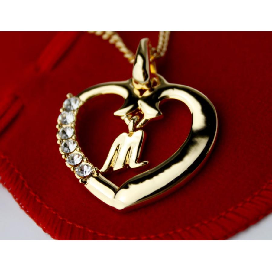 並行輸入品】Zacria ネームネックレス イニシャル M 18Kゴールド